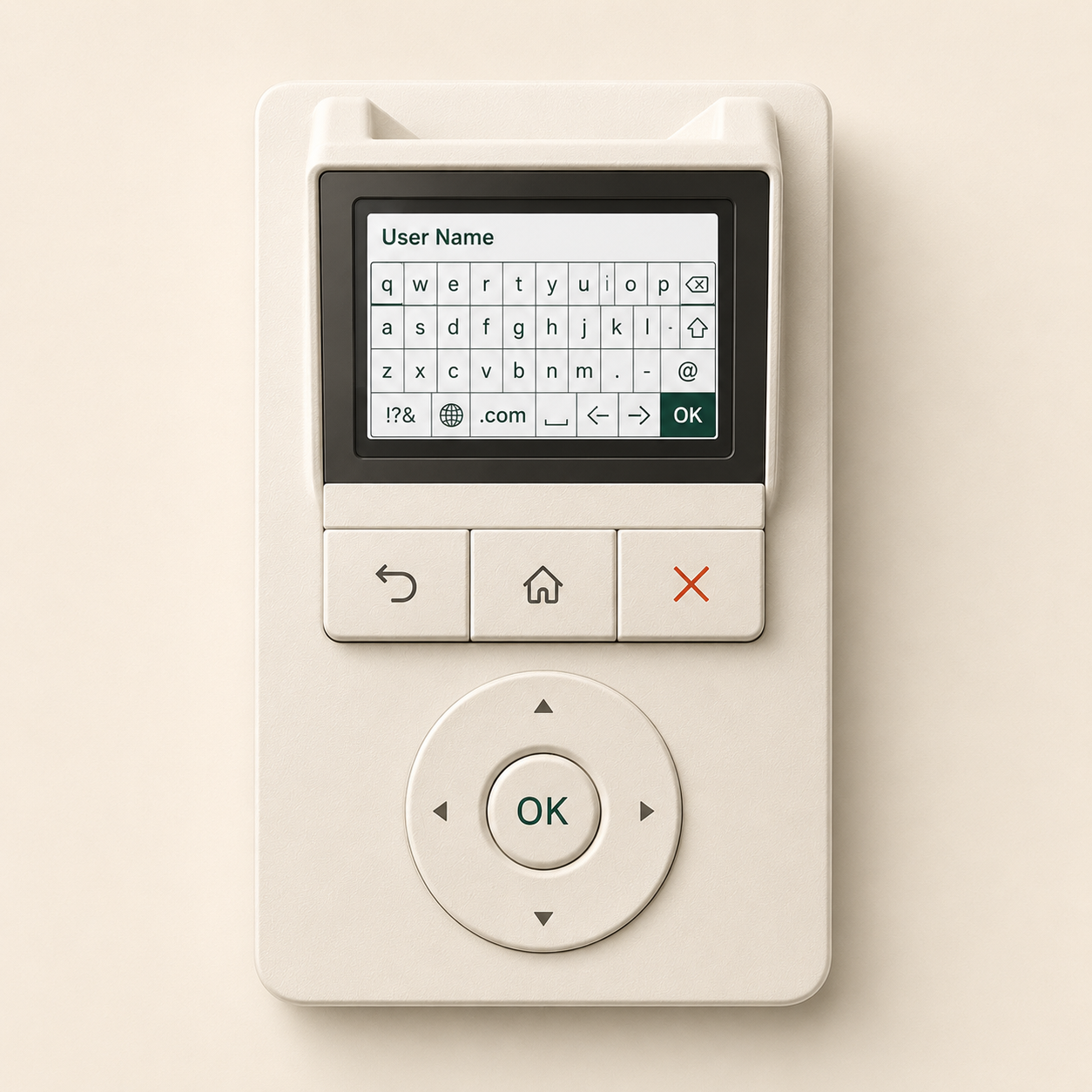 Hybrid dial-navigation control panel concept